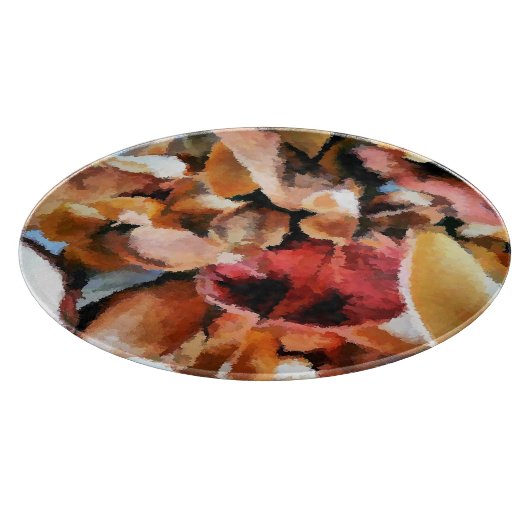 花 カッティングボード (角)