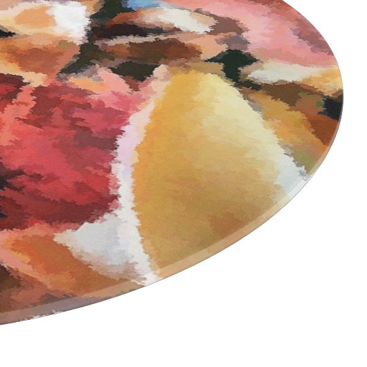 花 カッティングボード (角)