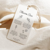 花 カットフラワー ケア ハング タグ フロリスト カード