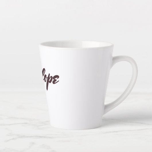 花 カフェラテマグ (右)