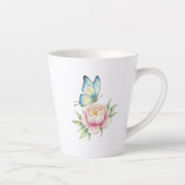 花 カフェラテマグ