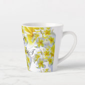 花 カフェラテマグ (右)