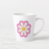 花 カフェラテマグ (右)