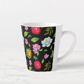 花 カフェラテマグ (右)