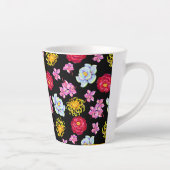 花 カフェラテマグ (右)