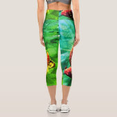 花 カプリレギンス (裏面)