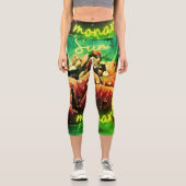 花 カプリレギンス (正面)