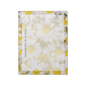 花 |カモミールの束 ノートパッド (回転)