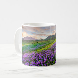 花 カリフォルニアのワイルドフラワー コーヒーマグカップ
