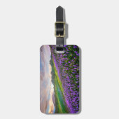 花 |カリフォルニアのワイルドフラワー ラゲッジタグ (正面縦)