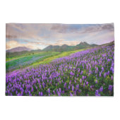 花 |カリフォルニアのワイルドフラワー 枕カバー (裏面)