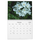 花 カレンダー (2月 2026)