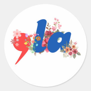 花(カンマ) ラウンドシール