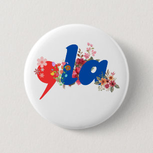 花（カンマ） 缶バッジ