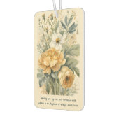 花 カーエアーフレッシュナー (左)