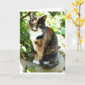 花 カード (黄色い花)