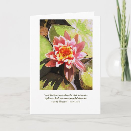 花 カード (正面)