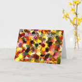 花 カード (黄色い花)