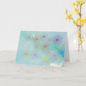 花 カード (黄色い花)