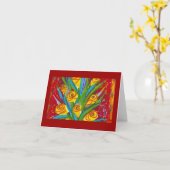 花 カード (黄色い花)