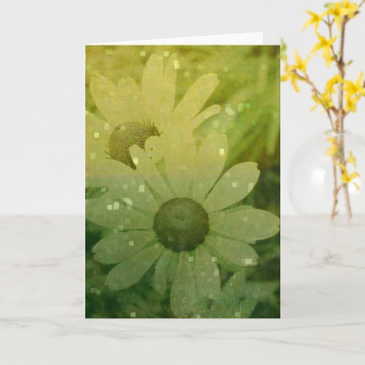 花 カード (黄色い花)