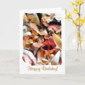 花 カード (黄色い花)