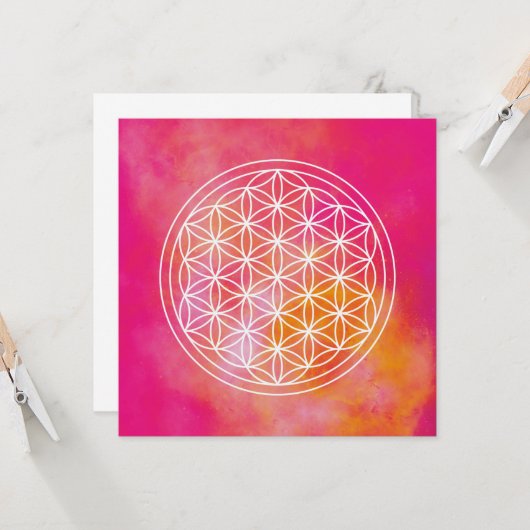 花 カード (正面/裏面インサイチュ)