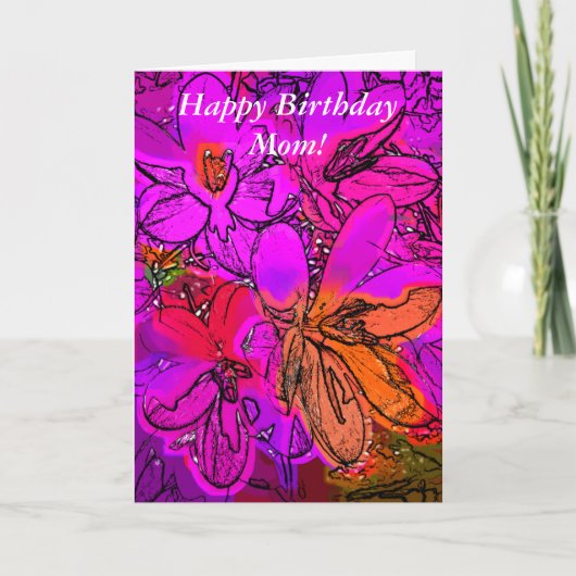 花 カード (正面)