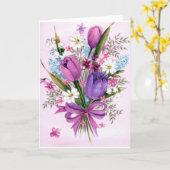 花 カード (黄色い花)