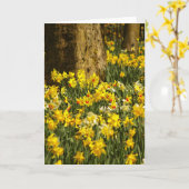 花 カード (黄色い花)