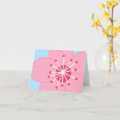 花 カード (黄色い花)