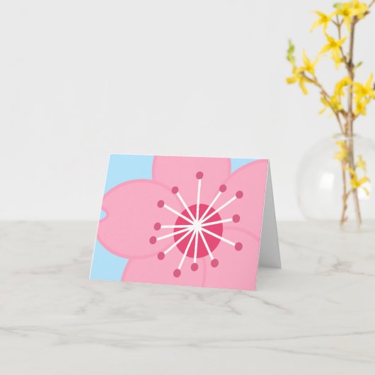 花 カード (黄色い花)