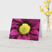 花、カード カード (黄色い花)