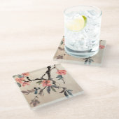 花 ガラスコースター (アングル)