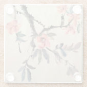 花 ガラスコースター (裏面)