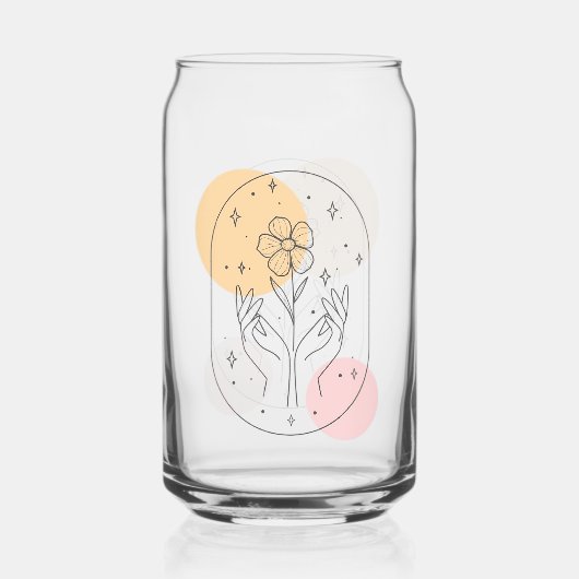花 ガラス缶 (正面)