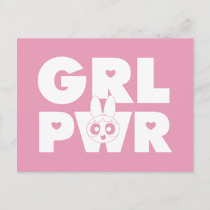 花：ガールパワー インビテーションポストカード
