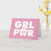 花:ガールパワー カード (黄色い花)