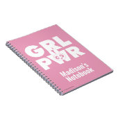 花：ガールパワー ノートブック (右側)