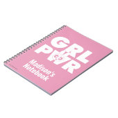 花：ガールパワー ノートブック (左側)