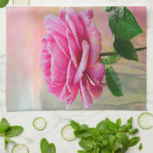 花 キッチンタオル (折り畳み)