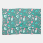 花 キッチンタオル (横)