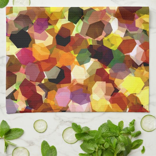 花 キッチンタオル (折り畳み)