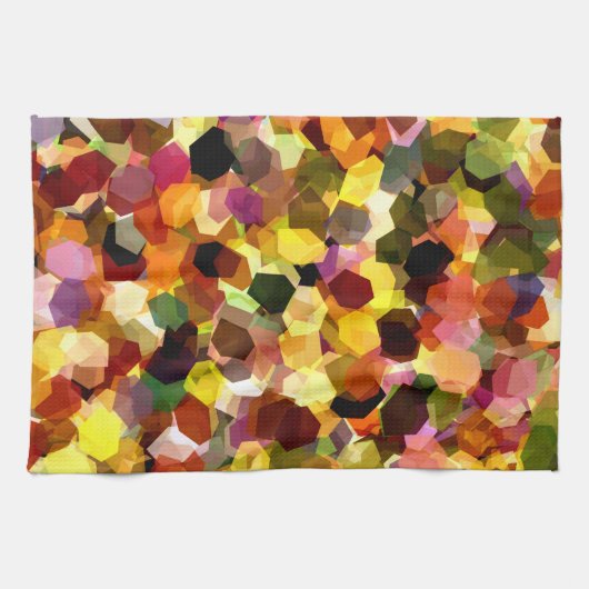 花 キッチンタオル (横)