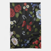 花 キッチンタオル (縦)