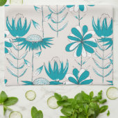 花 キッチンタオル (折り畳み)