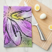 花 キッチンタオル (四つ折り)