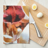 花 キッチンタオル (四つ折り)