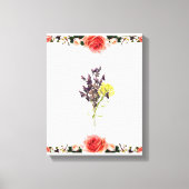 花 キャンバスプリント (正面)