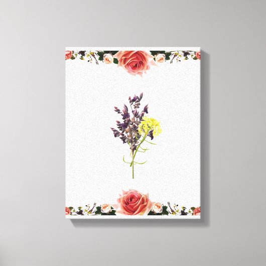 花 キャンバスプリント (正面)